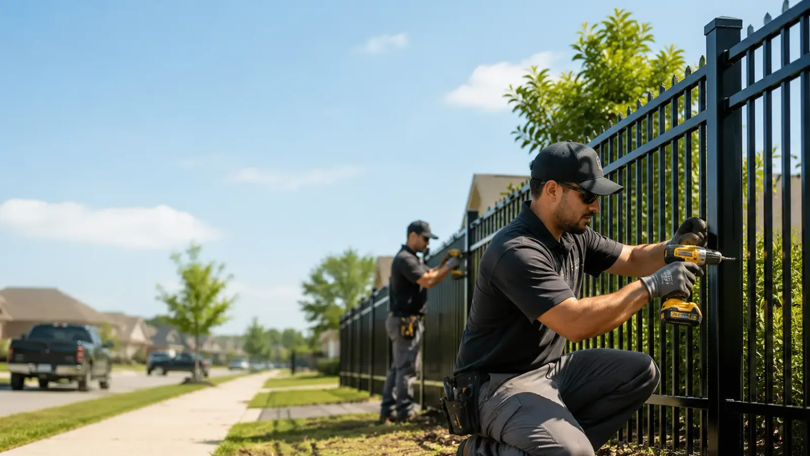 Metal Fence Installation in Brooks, GA